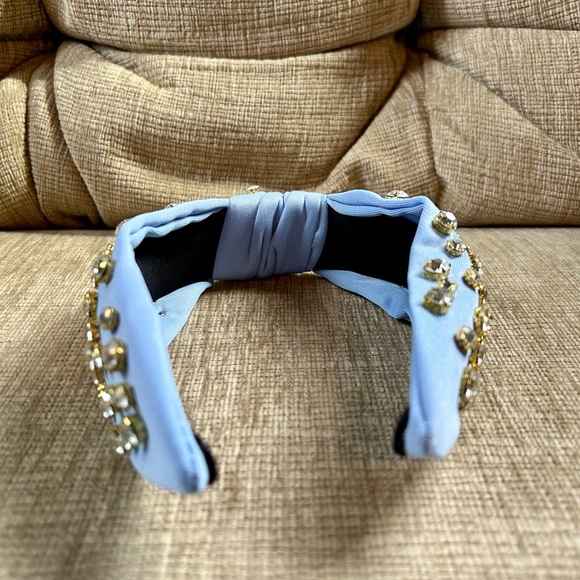 Blue Rhinestone Headband - Picture 8 of 9